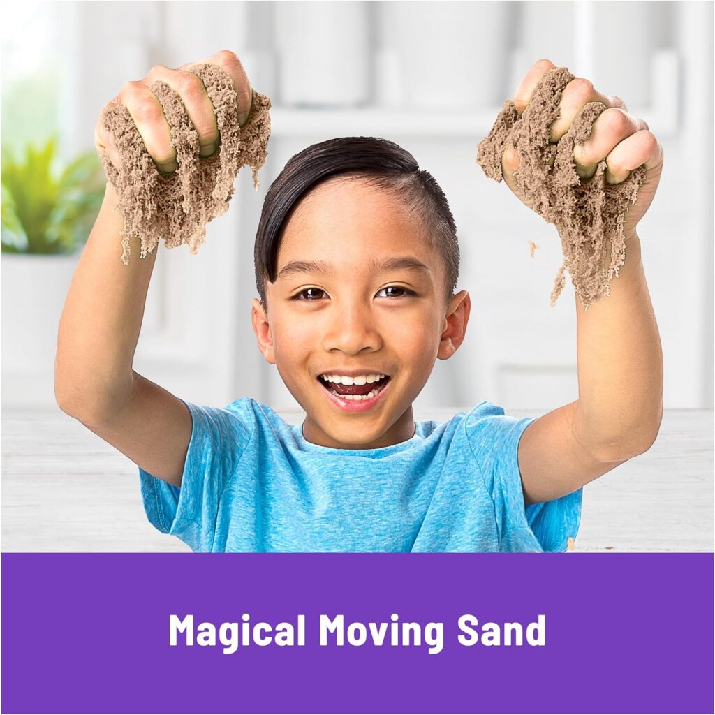 Kinetic Sand, The Original Moldable Play Sand, 3.25lbs Beach Sand, Sensory Toys for Kids Ages 3 and up (Amazon Exclusive)