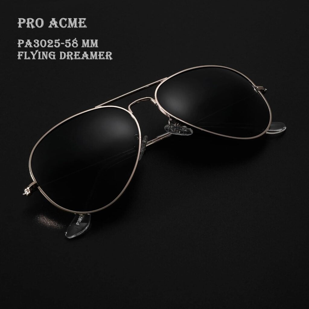 Pro Acme Classic Polarized Aviator Sunglasses for Men and Women UV400 Protection