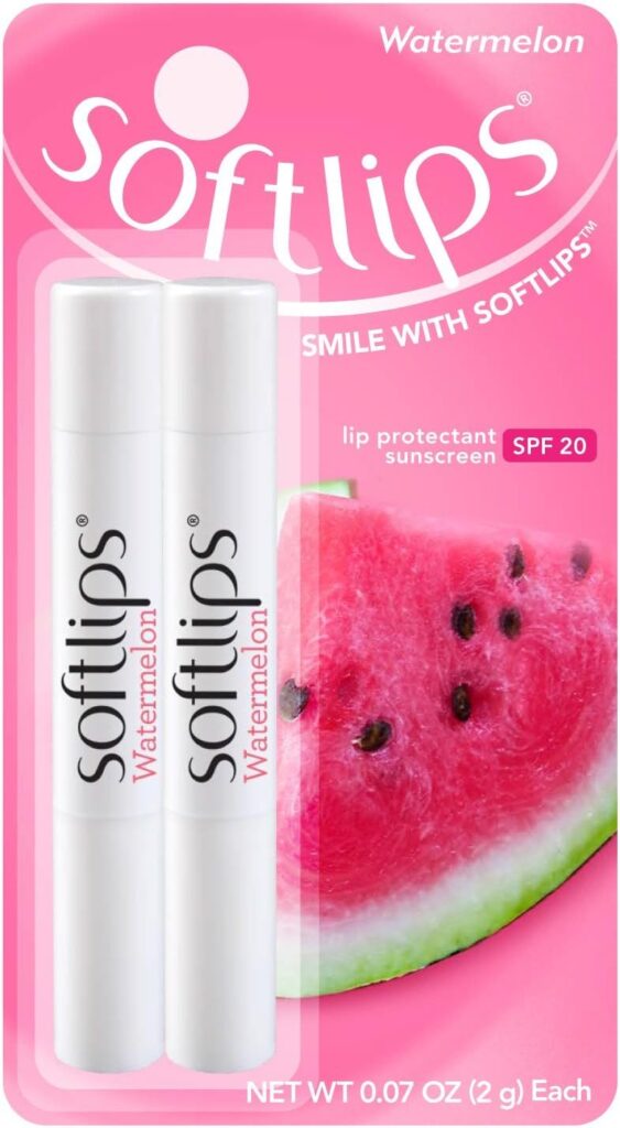 Softlips Protectant/Sunscreen SPF 20 Assorted Fun Flavors Lip Balm, 6 Pack (12 count)